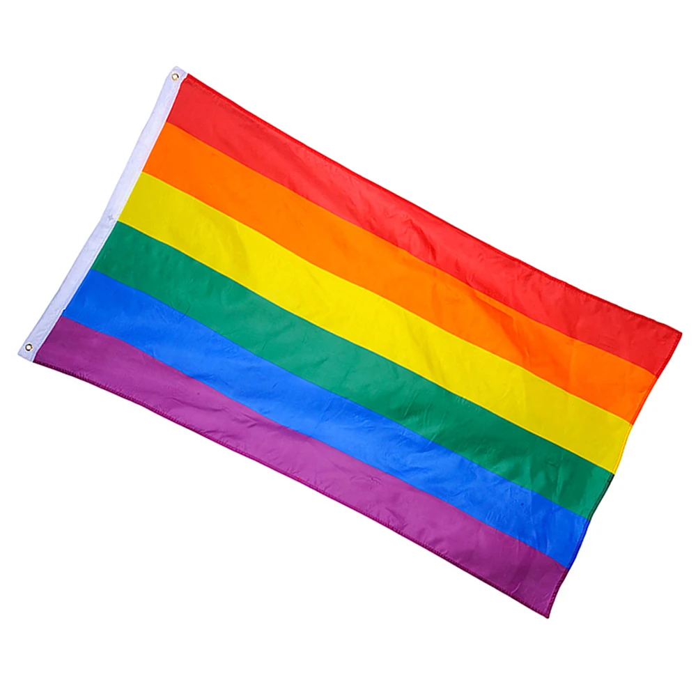 Polyester Rainbow Flag Large LGBT Pride Flag Outdoor Banner(60*90cm