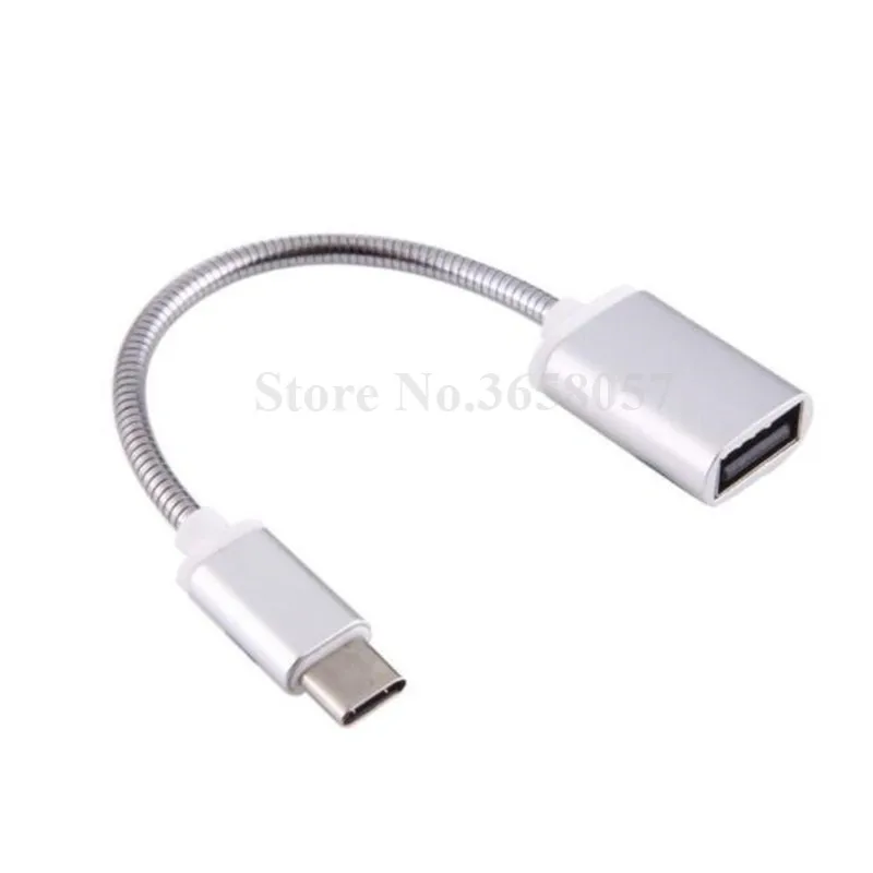 5 шт. металлический type-C USB 2,0 к USB 2,0 адаптер типа OTG C кабель для передачи данных разъем для компьютера ПК для сотового телефона