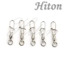 20 шт. 2#3#4#6# шарикоподшипниковые Вертлюги кран Duo замок Троллинг такелаж океан лодка рыболовный крючок серебро