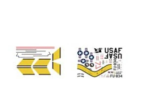 Decal for Freewing F86 80mm EDF plane F-86 rc plane 6S version