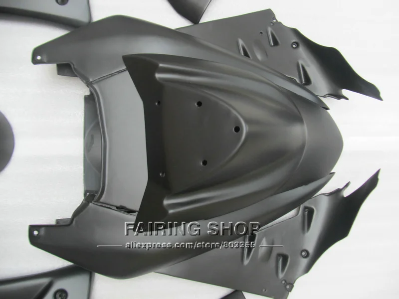 ZX 10R Обтекатели для Kawasaki Ninja zx10r 2004 2005 04 05 поп матовый черный литья под давлением