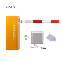 Automatic UHF rfid electronic security boom parking aluminum arm barrier gate for drive road cheap price with remote control boom barrier system remote control boom gates