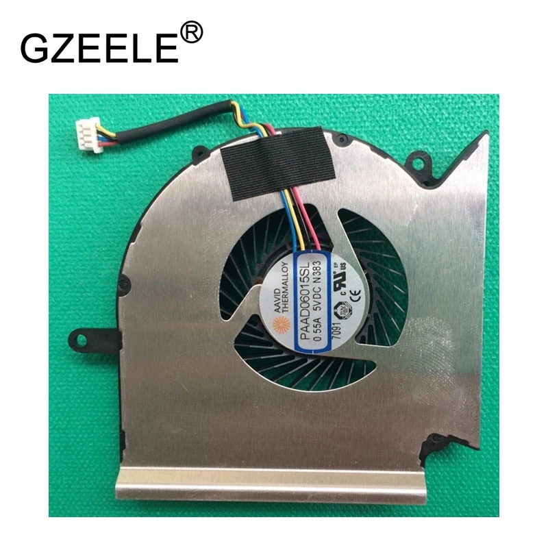 

GZEELE NEW FOR MSI GE63VR MS-16P1 GE73VR MS-17C1 CPU Cooling Fan PAAD060105SL N383 0.55A