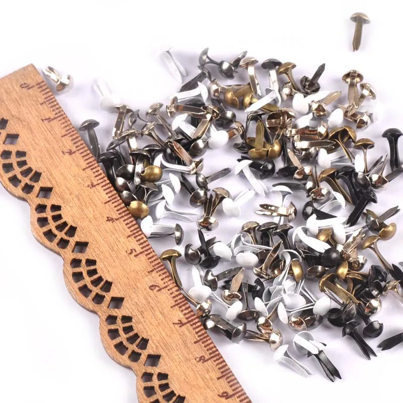 Metal Brads Scrapbooking Decoration 100Pcs