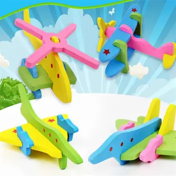 

Model Building Sea gull airplane Block WoodenToys Building Blocks Bricks Children Educational Puzzle Kits Model for Kids Gift
