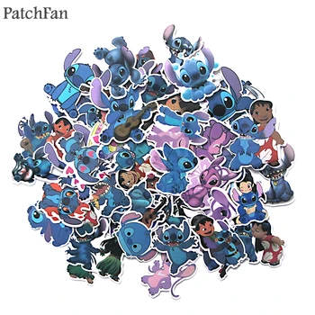 

Patchfan 50pcs Cartoon Kids Toy Sticker for DIY scrapbooking album Luggage Laptop Phone notebook decals Waterproof Sticker A1289