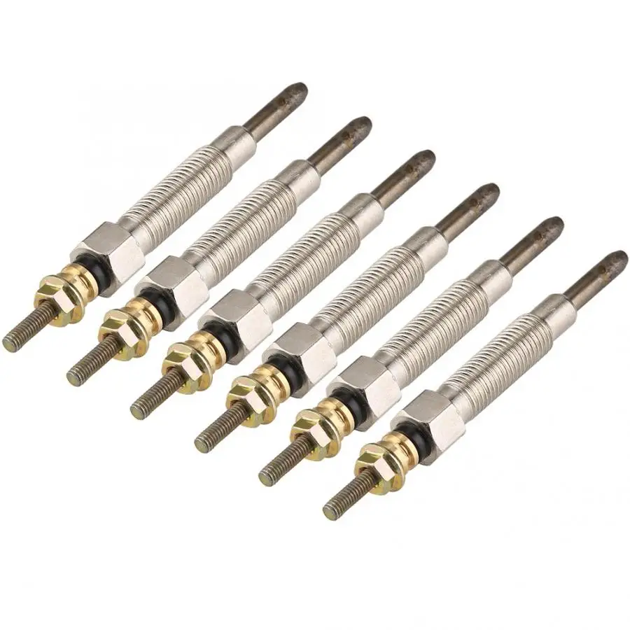 

6pcs/set Metal Car Auto Diesel Heater Glow Plugs for Nissan Patrol (Y60) 4.2 Diesel Spark+plug Car Accessories