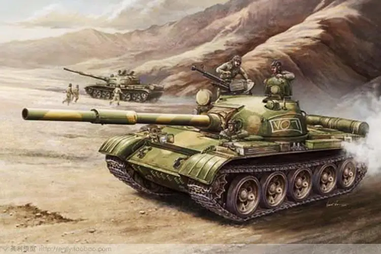 1/35 русский t-62 танк модели (1972 Тип) 00377