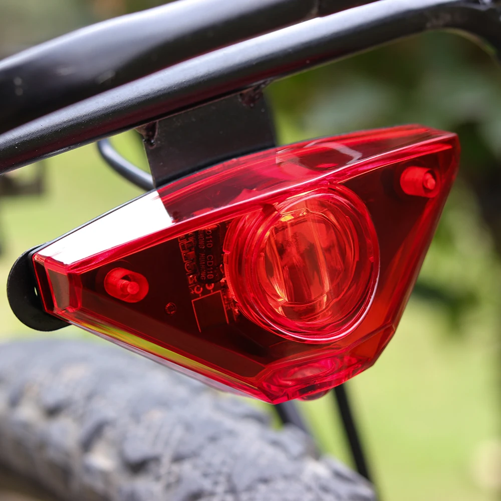 Задний фонарь Onature для электровелосипеда E, вход для велосипеда DC6V, 12 V, 18 V, 24 V, 36 V, 48 V, 60 V, мощный свет для Bafang, светодиодный задний фонарь eBike