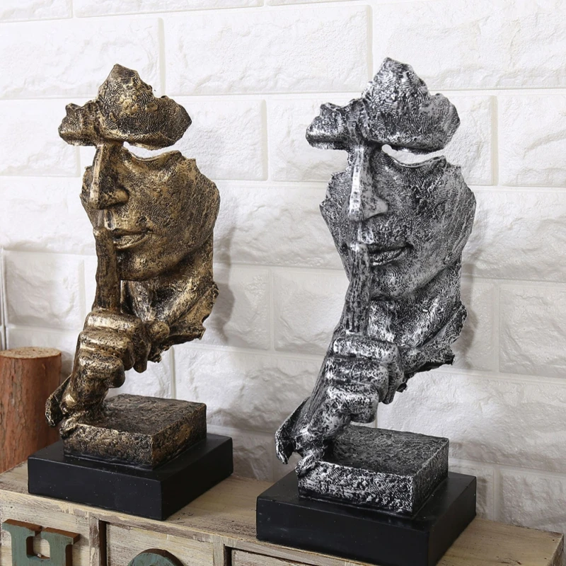 

Modern Simple Sculptures The Thinker Statue Abstract Statues and Figurines Desk Decoration for Office Home Decor