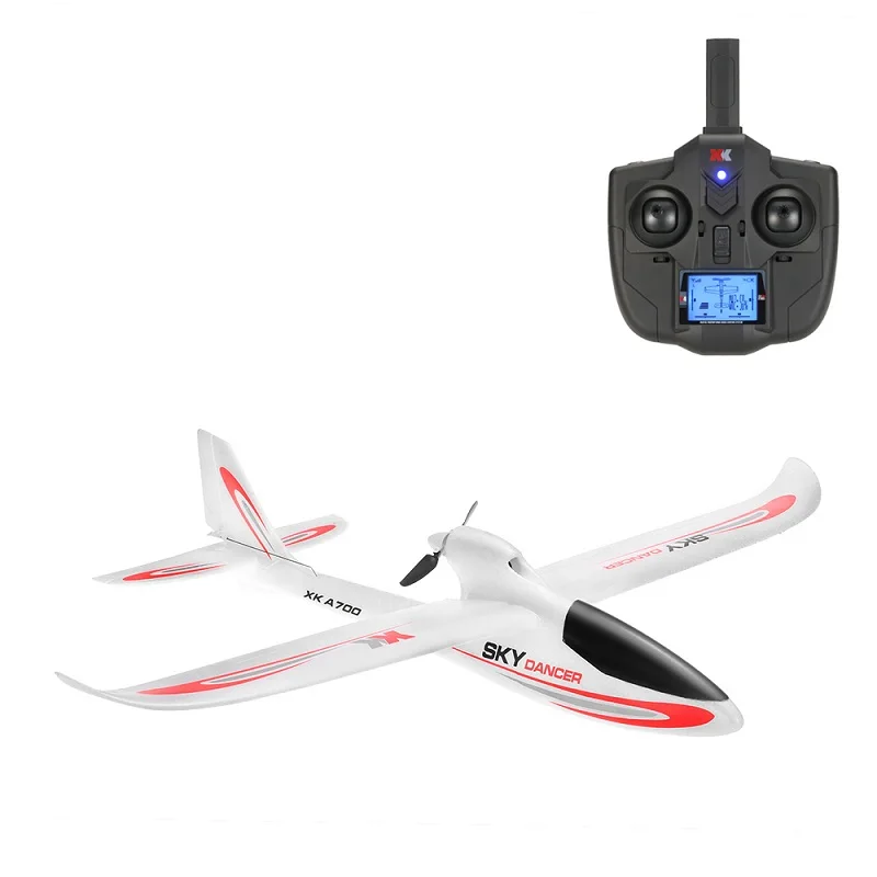 

XK A700 Sky Dancer 2.4G 3CH 750mm Wingspan Fixed-wing Compatible with S-FHSS RC Airplane EPO RTF Drone