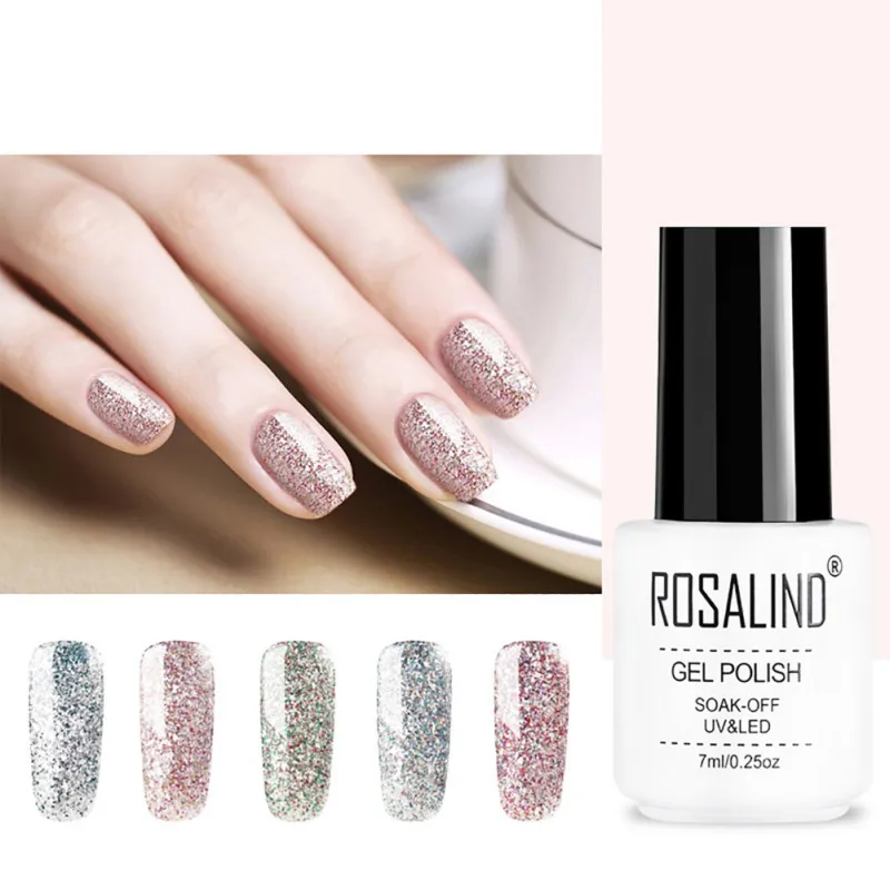 Easily Removable Shiny Nail Polish Mini High Quality Sparkling Caviar