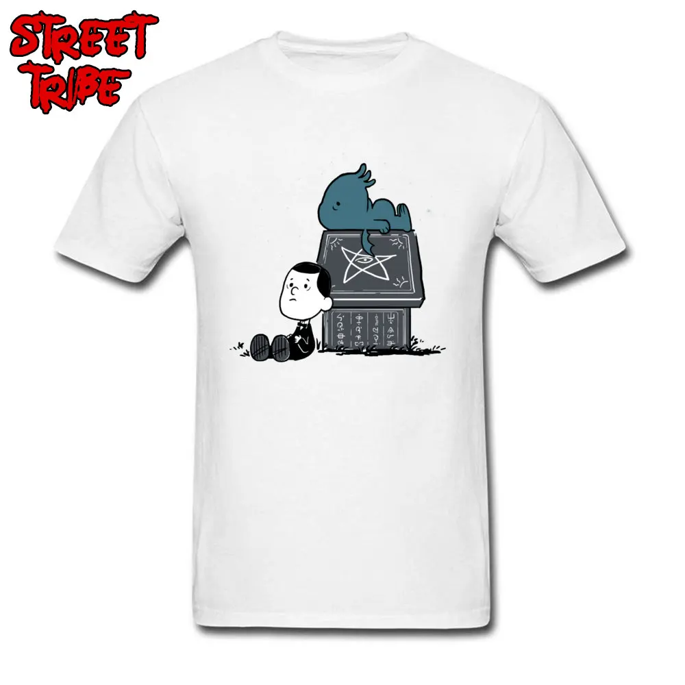 Call of Snoophulhu 3031 Crewneck Tshirts Mother Day Print Tops Shirt Short Sleeve 2018 New Fashion 100% Cotton Tees Mens Call of Snoophulhu 3031 white