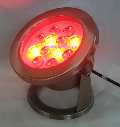 

IP68,high power 12W RGB LED pool light, RGB underwater LED light,12V DC,DS-10-39-12W,stainless steel,2-year warranty