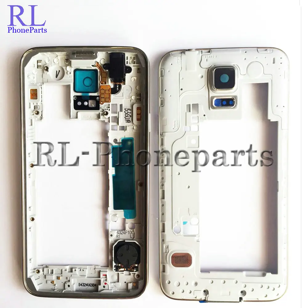 imágenes para 10 unids/lote LCD Marco De Vivienda Placa Media Del Bisel Del Capítulo + todas las piezas pequeñas para samsung galaxy s5 g900f g900a g900t g900v g900h g900m plata imágenes para 10 unids/lote LCD Marco De Vivienda Placa Media Del Bisel Del Capítulo + todas las piezas pequeñas para samsung galaxy s5 g900f g900a g900t g900v g900h g900m plata