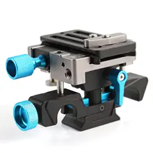 FOTGA DP500III Montaje de Liberación Rápida placa base de 15mm varilla de soporte de la cámara DSLR Rig