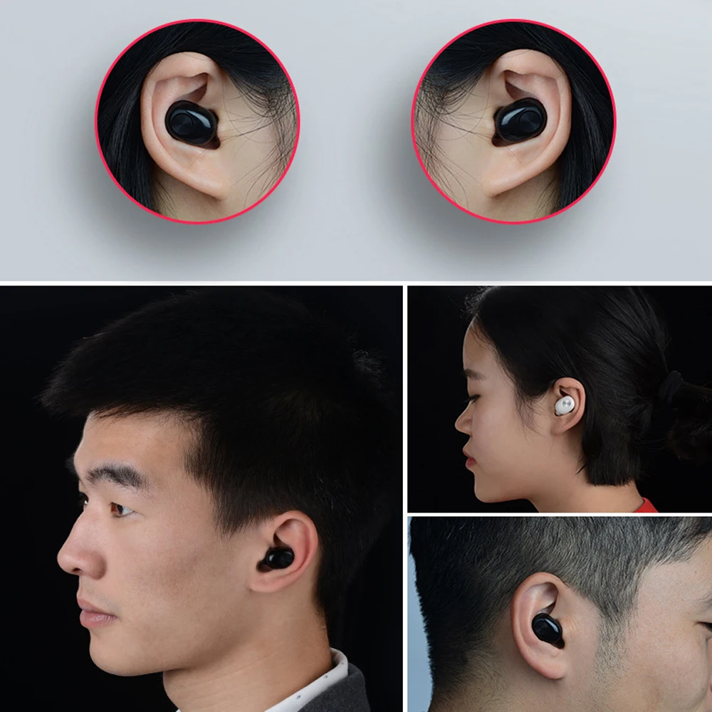 Joinrun мини невидимые беспроводные Bluetooth наушники беспроводная гарнитура для