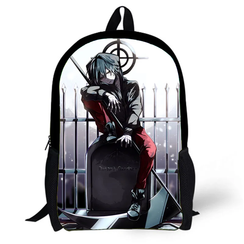 Anime Angels of Death Backpack School Bag Satsuriku no Tenshi Ray Zack Backpack Teenage Student Girl's Men's Backpack Book Bag