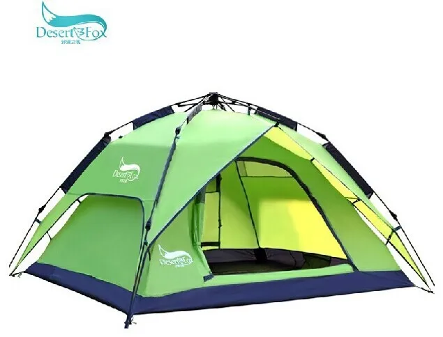 Best Offers Desert Fox outdoor tent 3-4 person multiplayer automatic double layers against storm camping beach tent Build fast Best Offers Desert Fox outdoor tent 3-4 person multiplayer automatic double layers against storm camping beach tent Build fast