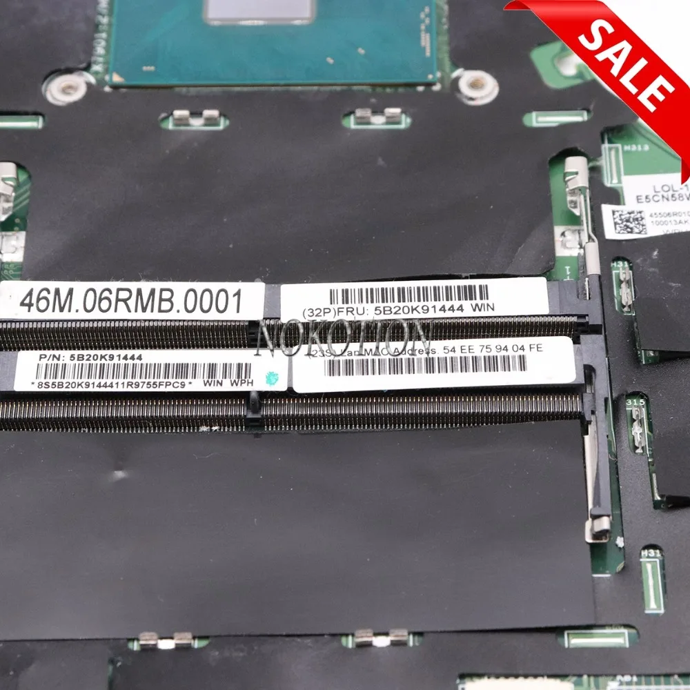 5B20K91444 основная плата для lenovo ideapad 700-15isk материнская плата для ноутбука 15 дюймов GTX950M 448.06R01.0011 HD 530 SR2FQ I7-6700HQ процессор