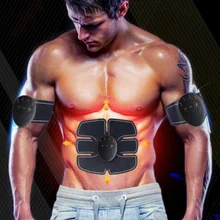 Abdominal machine electric muscle stimulator ABS ems Trainer fitness Weight loss Body slimming Massage with soft