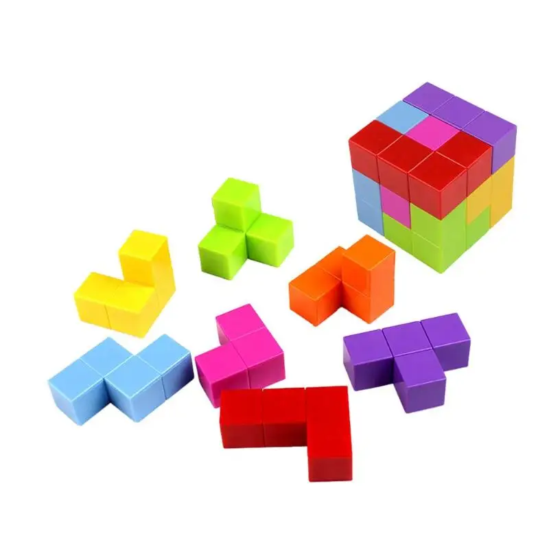 3D головоломки сборки куб Master пазл Магнитная магический куб обучающий Игрушки для малышей, детей практических занятий игрушки Magic Cube подарок