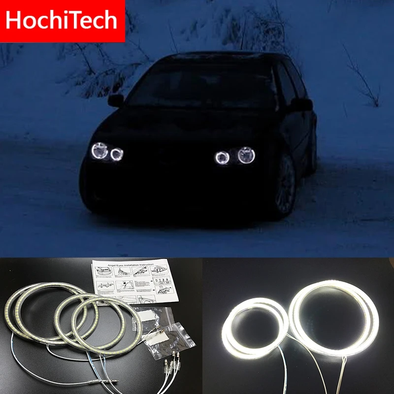 HochiModule pour Volkswagen VW Golf 4 1998-2004, ultra lumineux SMD, LED  blanche, yeux d'ange 12V, kit d'anneau halo, feu de recul DRL - AliExpress