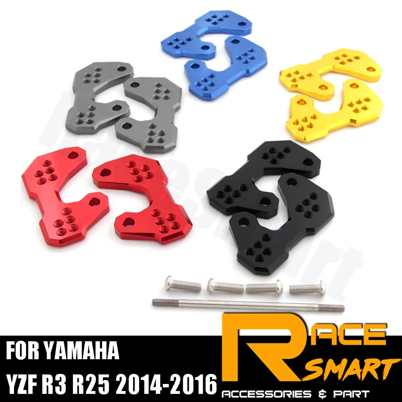 

FOR YAMAHA YZF R3 / R25 2014-2016 YZF-R3 2014 2015 2016 Motorcycle Rearset Rear set Replacement Mounting Bracket Base