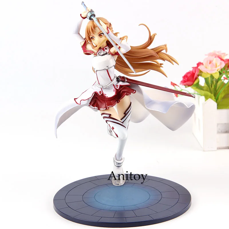 Sword Art Online SAO Figures Yuuki Asuna Figure Action Knights of the Blood Ver. 1/8 Scale PVC Collection Model Toys Sword Art Online SAO Figures Yuuki Asuna Figure Action Knights of the Blood Ver. 1/8 Scale PVC Collection Model Toys