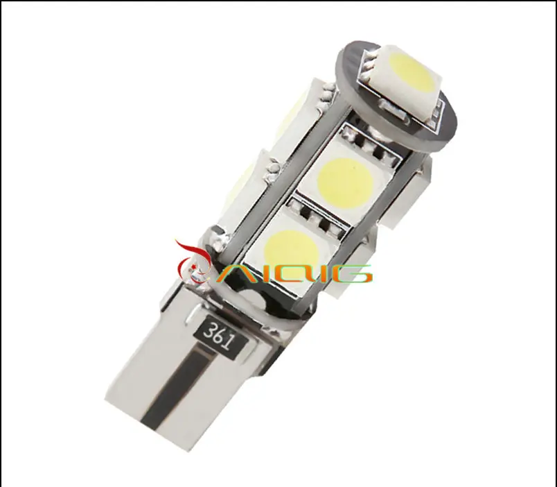 T10 9 SMD 5050 CANBUS OBC без ошибок Светодиодная лампа W5W 501 dash светодиодные автомобильные