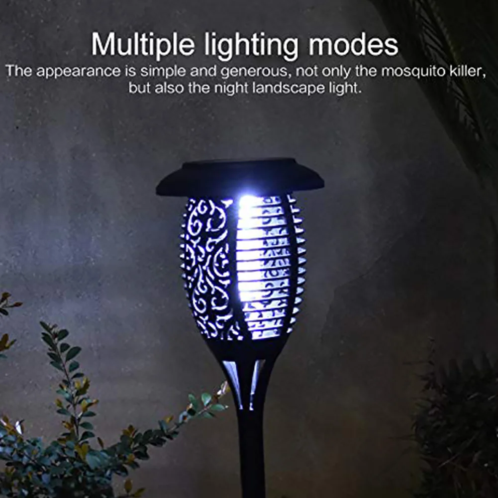 

Outdoor Rainproof Solar Ground Dual Mode Garden Yard Simple Leakage Protection Insect Bug Mosquito Killer Landscape Lamp #5