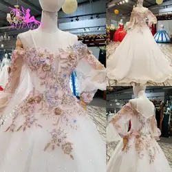 AIJINGYU мусульманское роскошное свадебное платье es Bridal новейшее 2019 кружевное Винтажное с длинным рукавом романтическое свадебное платье