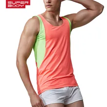 Новые мужские майки superbody, футболки, майки, мягкие хлопковые Модные майки, 6 цветов, M L XL