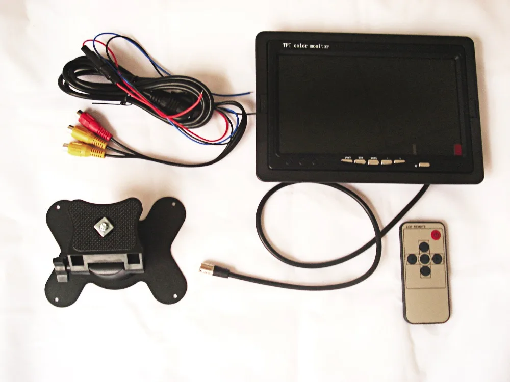  4ch cctv mobile dvr full d1 4 channel 3g gsm mobile dvr H40-3G DVR+ 4 cameras+ 7' LCD monitor) - 32810027451