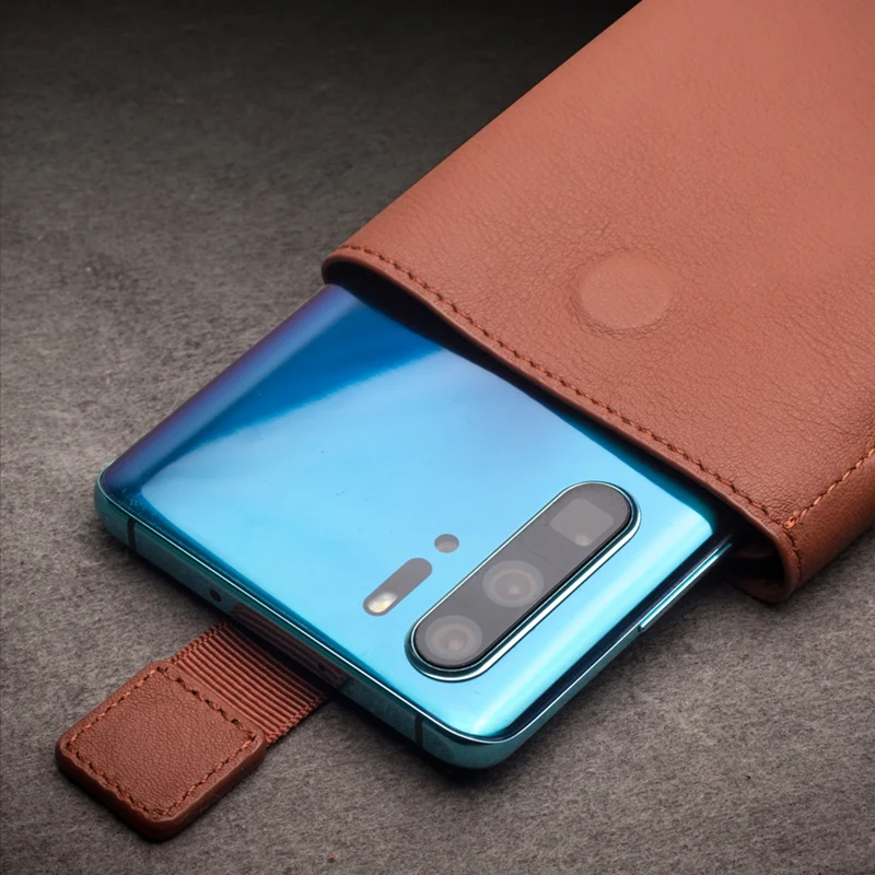 Чехол кошелек из натуральной воловьей кожи для Huawei P30 / Pro|Сумки телефона| |