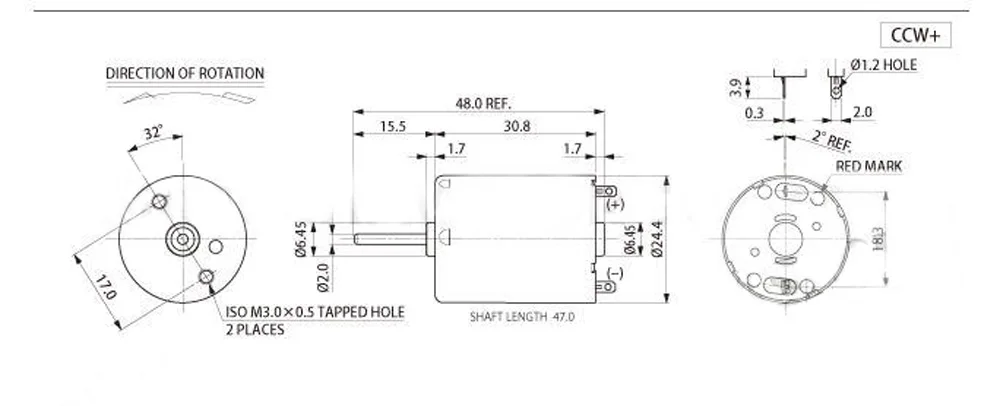 Bringsmart RF 370CA 24 вольт DC червячный редуктор 3800 об/мин высокоскоростной двигатель