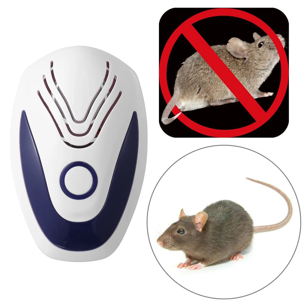 

2019NEW Ultrasonic Pest Reject Mouse Cockroach Bug Controller Mice Repeller Anti Mosquito Insect Indoor No-toxic Rodent Device