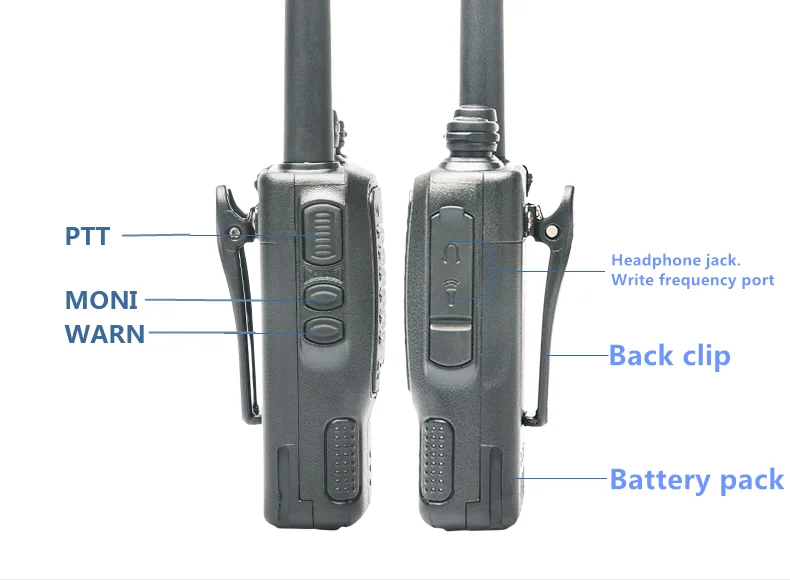 Рация HZT-500S портативный Перезаряжаемый civian 5W 3000 MAh литиевая батарея двухсторонняя станция приемопередатчик