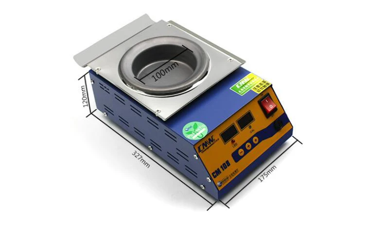 CM-108 Lead-free solder pot Digital display 500w melt tin 2KG temperature adjust