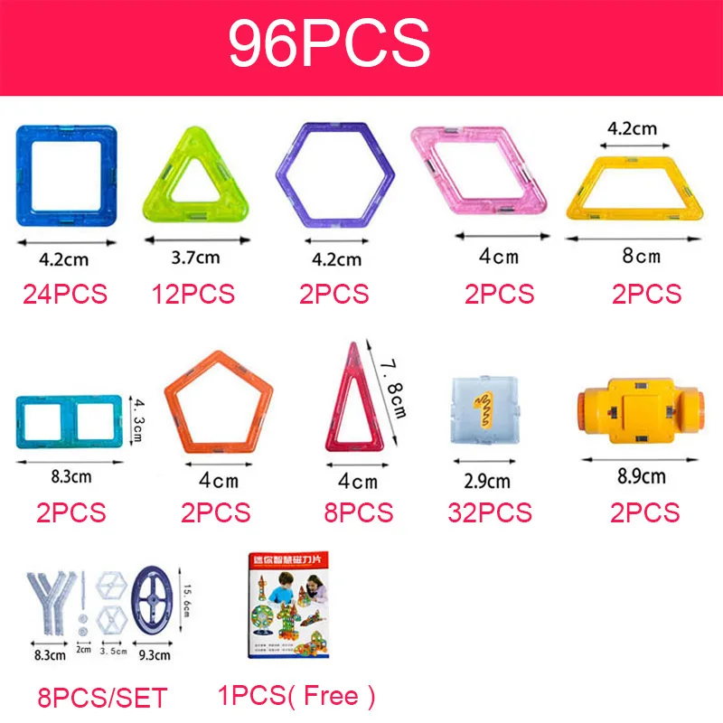 KACUU 94-328 шт. Мини Магнитный конструктор блоки для мальчиков и девочек магнитные игрушки строительные игрушки для детей подарок - Цвет: Темно-синий