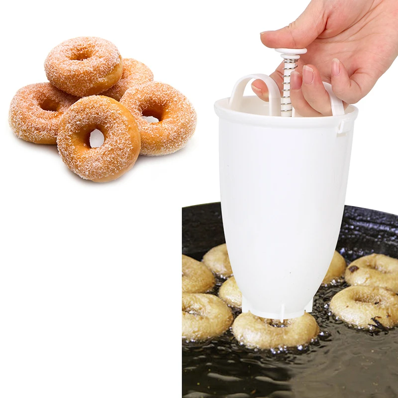 

Creative DIY Weight Donut Maker Waffle Doughnut Machine Popular Plastic Light Donut Making Artifact Fast Easy Donut Mould
