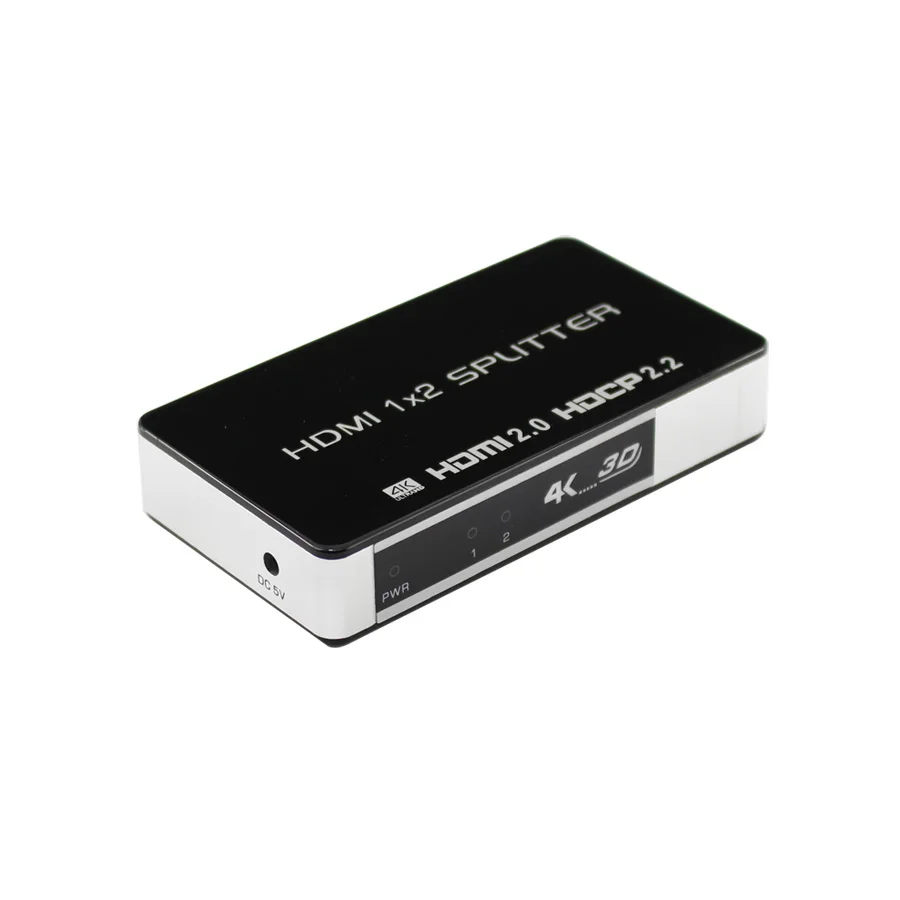 New HDMI 2.0 Splitter 1x2 4kx2k/60Hz Full HD 1080P 2 Port Splitter