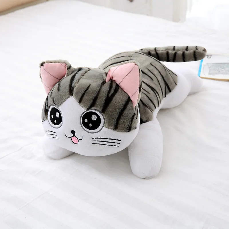 Огромный размер, плюшевая игрушка для кошек Чи, мягкая плюшевая кукла подушка подкладка в виде животных, сырный Кот, мягкие игрушки, куклы