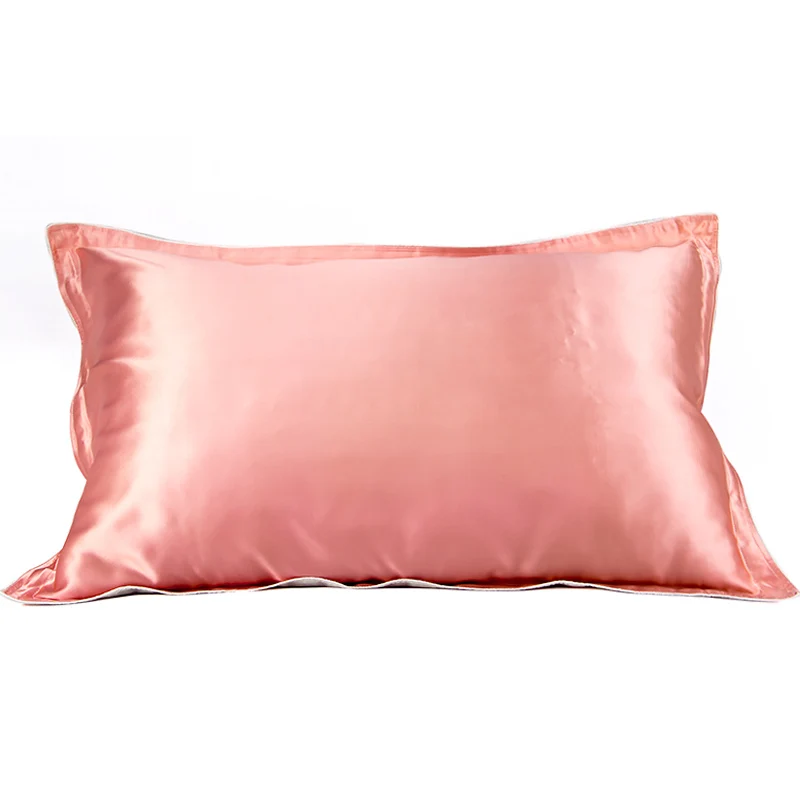 2016 New 100 Silk pillow cover pillow case mulberry silk Solid Color