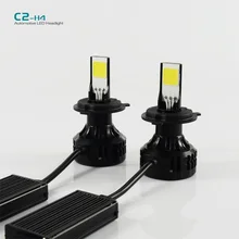72 Вт H4 LED Автомобилей СВЕТОДИОДНЫЕ Фары Высокий низкий двухлучевой 6600LM для Автомобилей источник света Противотуманные фары Лампы DRL ДНЕВНЫЕ ХОДОВЫЕ ОГНИ ПРОТИВОТУМАННЫЕ ФАРЫ фары