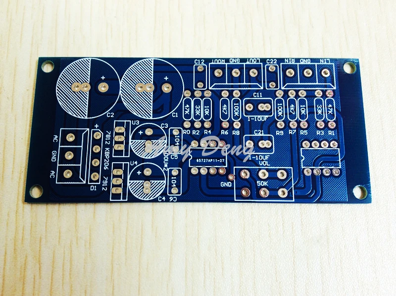 5532 A1 версия известного Соединенного Королевства перед доска PCB пустая плата