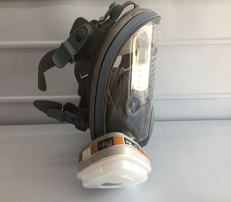  Gas Mask 7 Suits Chemical Organic Gases And Vapors Mask Filter respirator Paint Mixing/Spray Graffi