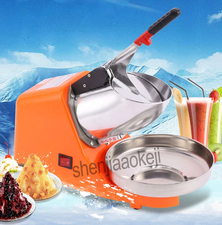 Бытовая дробление льда Электрический аппарат для коммерческого использования Измельчитель льда молочный чай магазин ресторан Блендер Машина для дробления льда