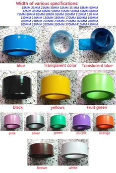 

18650 lithium battery packaging PVC thermal shrinkable casing package film shrinkable film insulating sleeve 18MM~450MM
