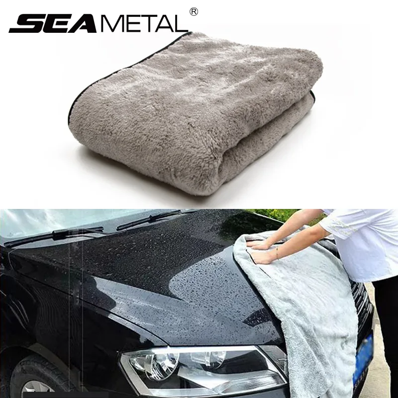 

Car Care Wax Polishing Detailing Towel Washing Drying Towel Thick Plush Microfiber Auto Cleaning Cloth Home Car Wash Accessories